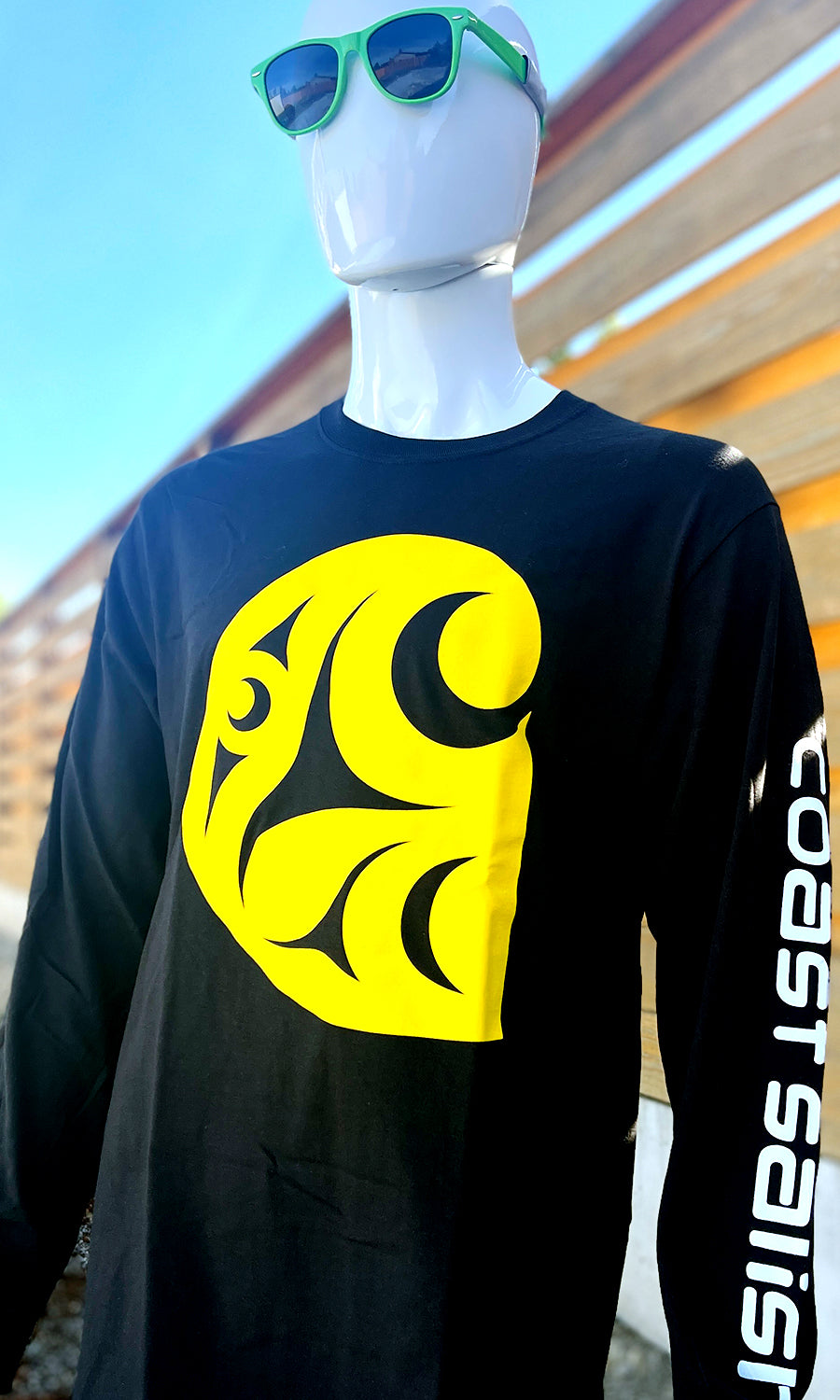 Coast Salish Carhartt inspired Long Sleeve - Black