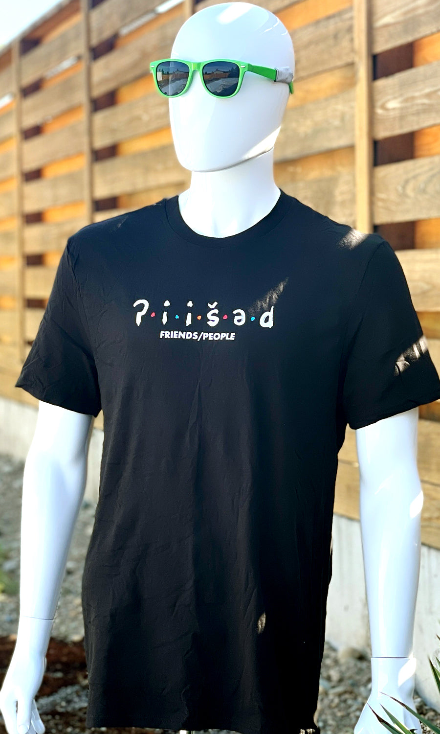 ʔ.i.i.š.ə.d. - F.R.I.E.N.D.S. Inspired Black Lushootseed T-Shirt