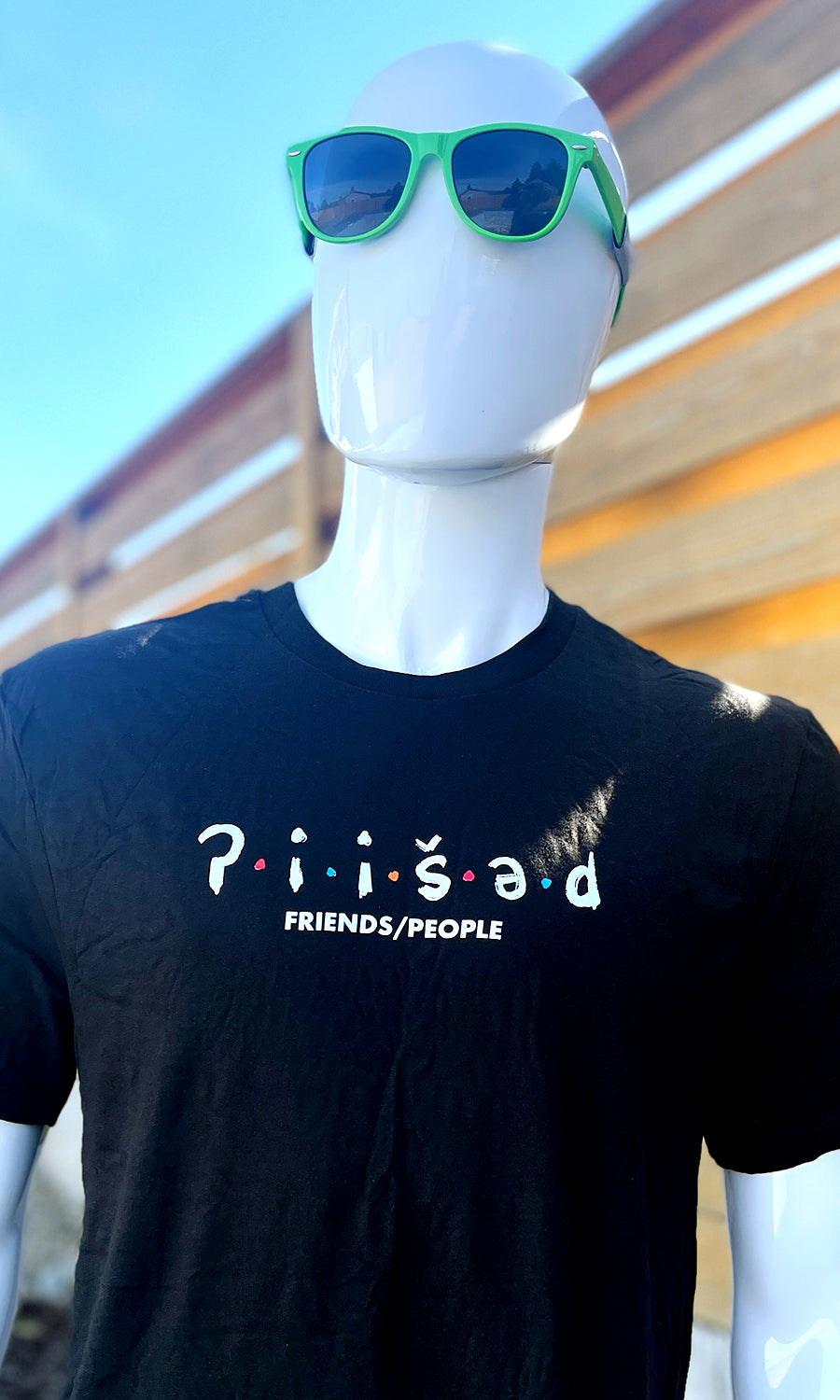 ʔ.i.i.š.ə.d. - F.R.I.E.N.D.S. Inspired Black Lushootseed T-Shirt