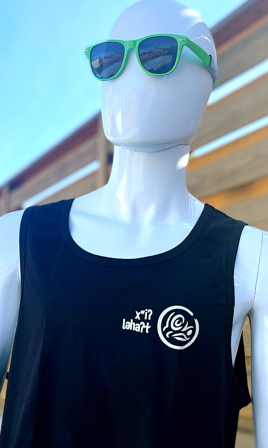 xʷiʔ ləhaʔɫ - No Good Black Lushootseed Tank Top