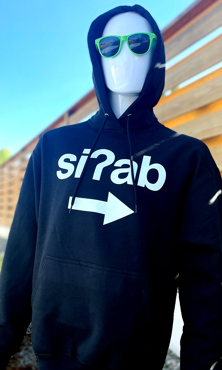 I’m with siʔab - I’m With An Honorable Person - Black Lushootseed Hoodie