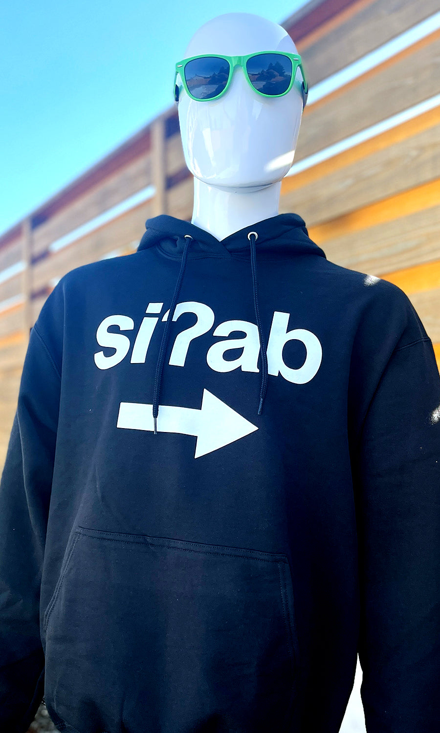 I’m with siʔab - I’m With An Honorable Person - Black Lushootseed Hoodie