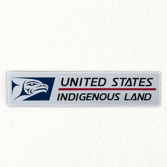 United States Indigenous Land USPS Style Sticker