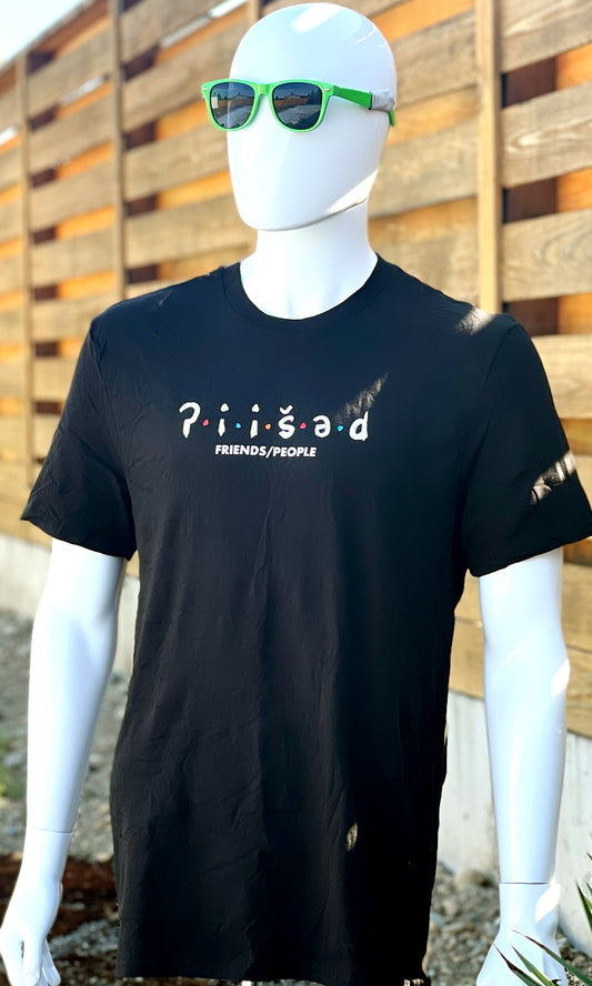 ʔ.i.i.š.ə.d. - F.R.I.E.N.D.S. Inspired Black Lushootseed T-Shirt
