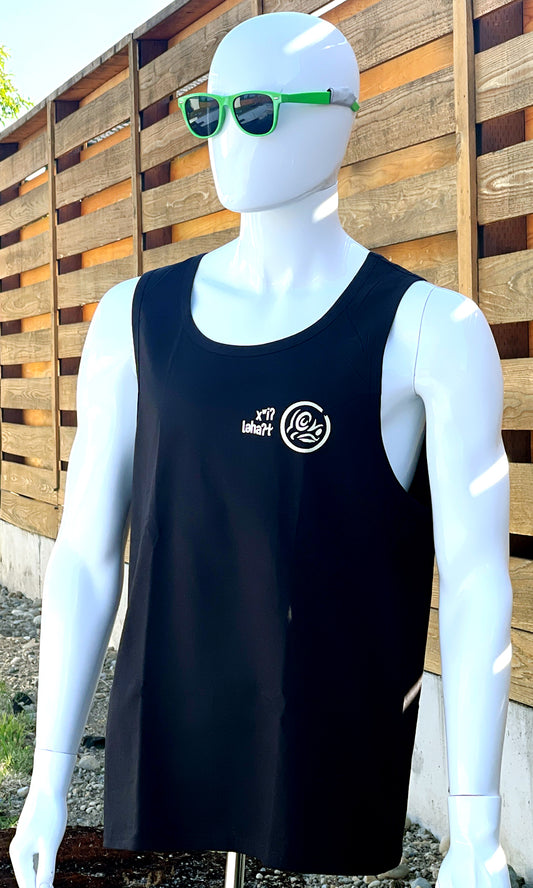 xʷiʔ ləhaʔɫ - No Good Black Lushootseed Tank Top