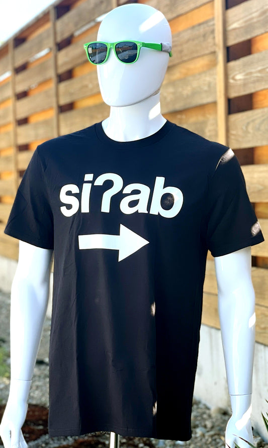 I’m with siʔab - I’m With An Honorable Person - Black Lushootseed T-Shirt